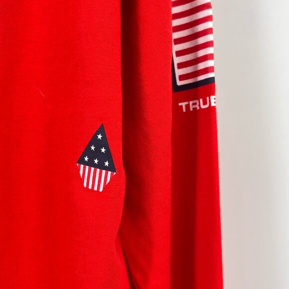 Volcom US Snowboard Team Red T-Shirt ALIVE WE RIDE Womens Size Medium - Picture 7 of 10